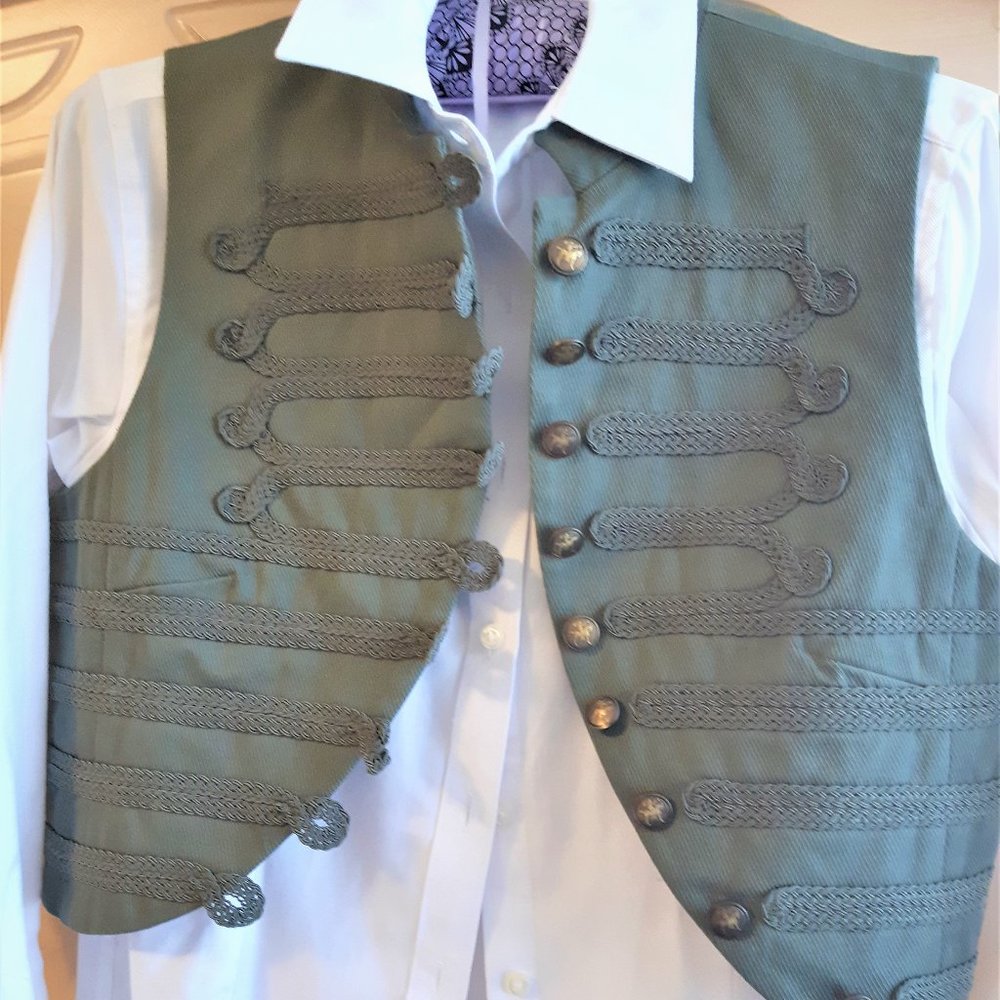 Jacob light olive/khaki Military Vest
